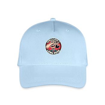 Girls love a long nose - Organic Kids’ Baseball Cap - light blue - Front