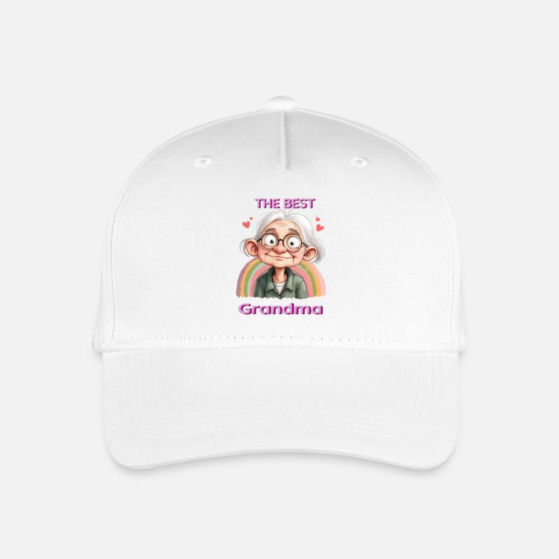 Die beste Großmutter - Kinder Bio Basecap - Weiß