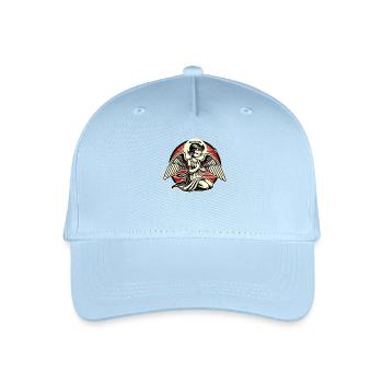 Retro Cartoon Praying Angel - Organic Kids’ Baseball Cap - light blue - Front