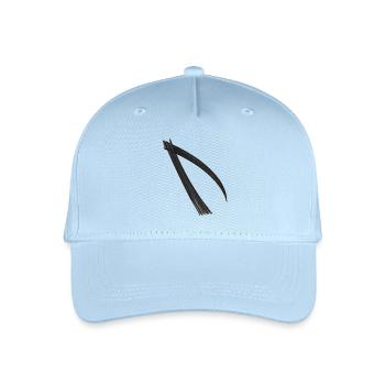 Aesthetic Design, Streifen - Kinder Bio Basecap - Hellblau - Vorne