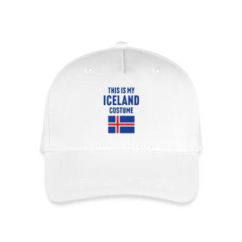 This my Iceland costume - Organic Kids’ Baseball Cap - white - Front