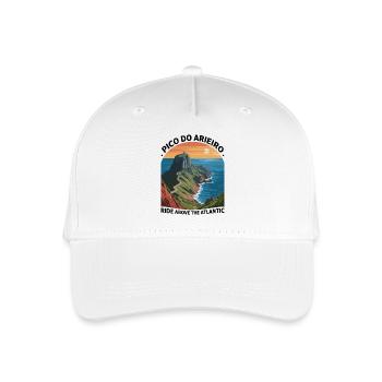 Pico do Arieiro Madera Fahrt über dem Atlantik Kunst - Kinder Bio Basecap - Weiß - Vorne