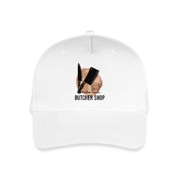 Butcher Shop - Kinder Bio Basecap - Weiß - Vorne