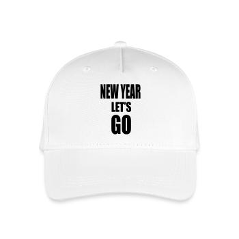 Nouvel An Lâche-PRISE - Slogan de motivation - Casquette de baseball bio Enfant - blanc - Devant