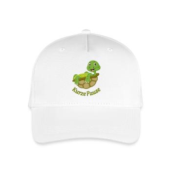 Cute Turtles Cartoon Print Break - Organic Kids’ Baseball Cap - white - Front