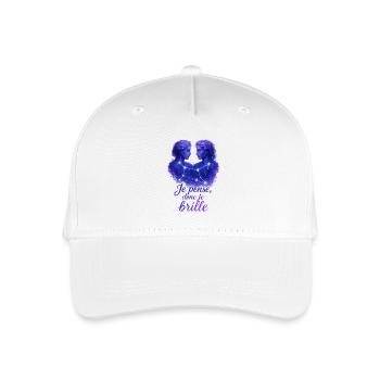 Gemini Star Sign - Astrology - Organic Kids’ Baseball Cap - white - Front