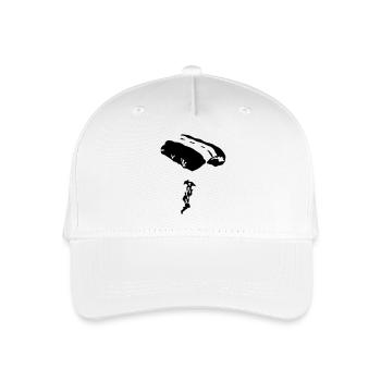 parachute - Organic Kids’ Baseball Cap - white - Front