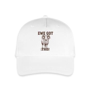 Blague Humour Jeu De Mots Brebis Mouton - Casquette de baseball bio Enfant - blanc - Devant