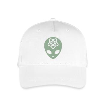 Geometric Alien Mind - Organic Kids’ Baseball Cap - white - Front