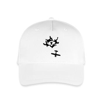 skydiving - Organic Kids’ Baseball Cap - white - Front