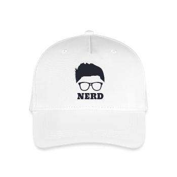 Nerd - Organic Kids’ Baseball Cap - white - Front