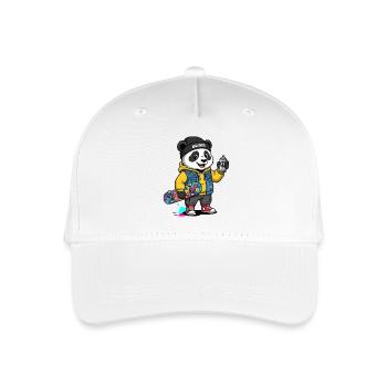 Asia Panda Skate Crew - Organic Kids’ Baseball Cap - white - Front