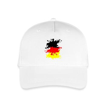Germany Splash - Organic Kids’ Baseball Cap - white - Front