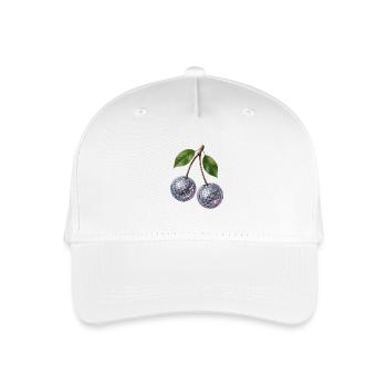 Disco Cherry - Organic Kids’ Baseball Cap - white - Front