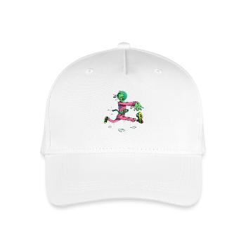 Zombie Runner Neon Pop - Organic Kids’ Baseball Cap - white - Front