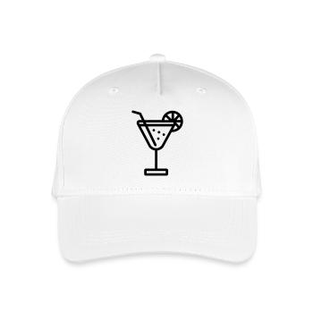 cocktail - Casquette de baseball bio Enfant - blanc - Devant