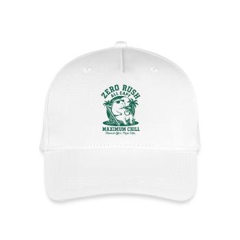 Zero Rush Capybara Chill - Organic Kids’ Baseball Cap - white - Front