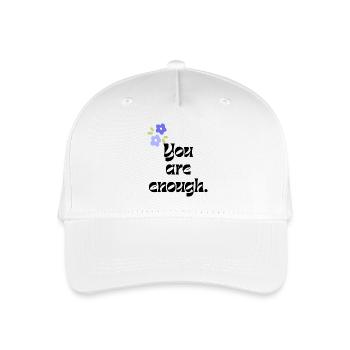 you are enough - Kinder Bio Basecap - Weiß - Vorne