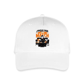 J'Peux Pas J'Ai Match Foot Canapé Coupe Du Monde - Casquette de baseball bio Enfant - blanc - Devant
