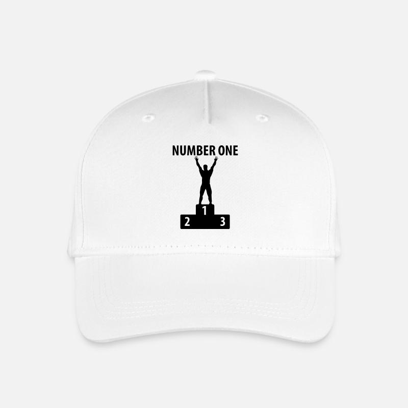 Number One - Kinder Bio Basecap - Weiß