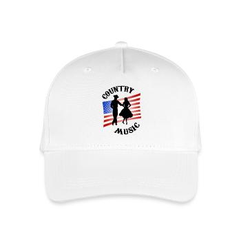 country music - Organic Kids’ Baseball Cap - white - Front