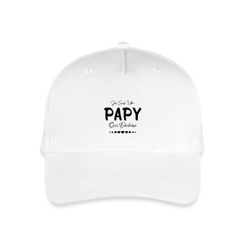 Je suis Un Papy Qui déchire - Casquette de baseball bio Enfant - blanc - Devant