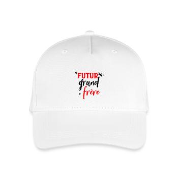 Future big brother - future big brother announcement - Organic Kids’ Baseball Cap - white - Front