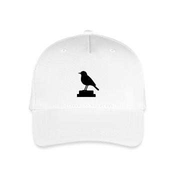 Vogel - Kinder Bio Basecap - Weiß - Vorne