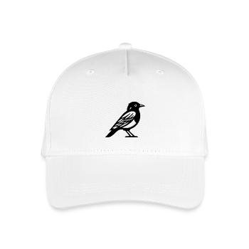 Vogel - Kinder Bio Basecap - Weiß - Vorne
