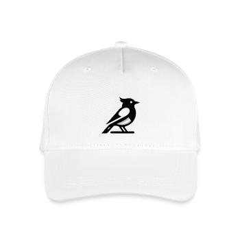 Vogel - Kinder Bio Basecap - Weiß - Vorne