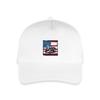 Farm Tractor Vintage Farmers Tractor - Organic Kids’ Baseball Cap - white - Front