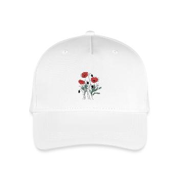Matisse Inspired Poppies - Organic Kids’ Baseball Cap - white - Front