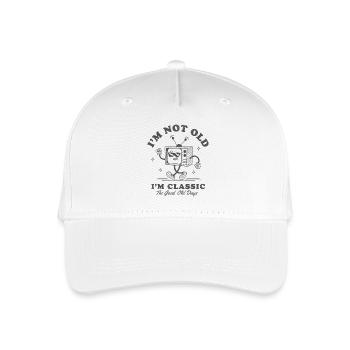 Nicht alt, nur klassisch - Kinder Bio Basecap - Weiß - Vorne