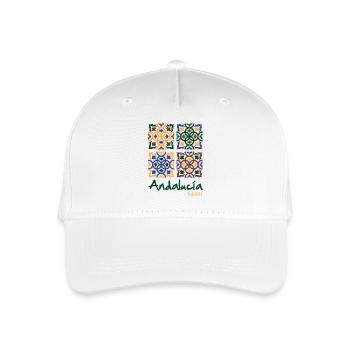 Andalusian Tiles 3 - Organic Kids’ Baseball Cap - white - Front