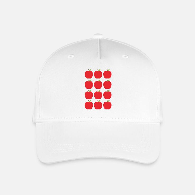 Äpfel - Kinder Bio Basecap - Weiß