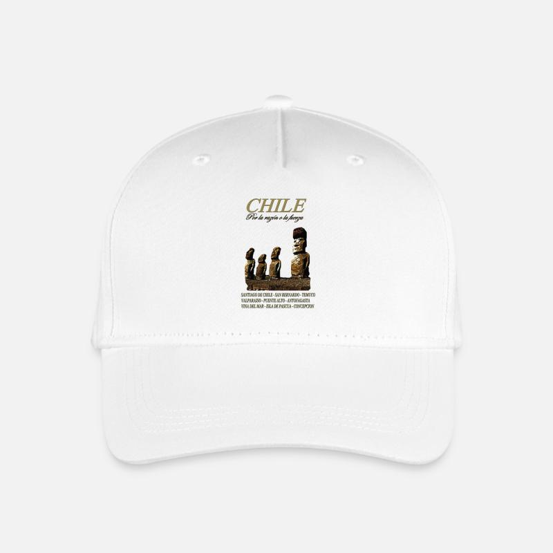 CHILE - Organic Kids’ Baseball Cap - white