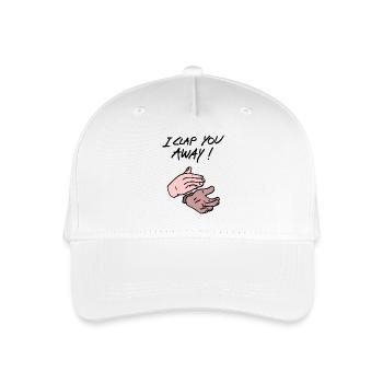 Applaus - Kinder Bio Basecap - Weiß - Vorne