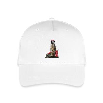 Feuerwehr Erdmännchen - Kinder Bio Basecap - Weiß - Vorne