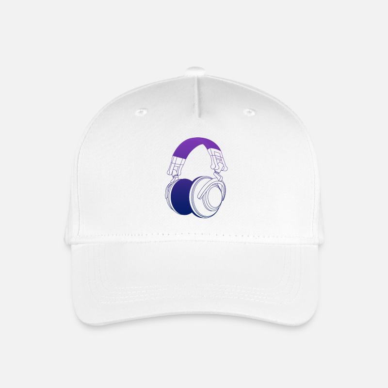 Le casque de DJ - Casquette de baseball bio Enfant - blanc