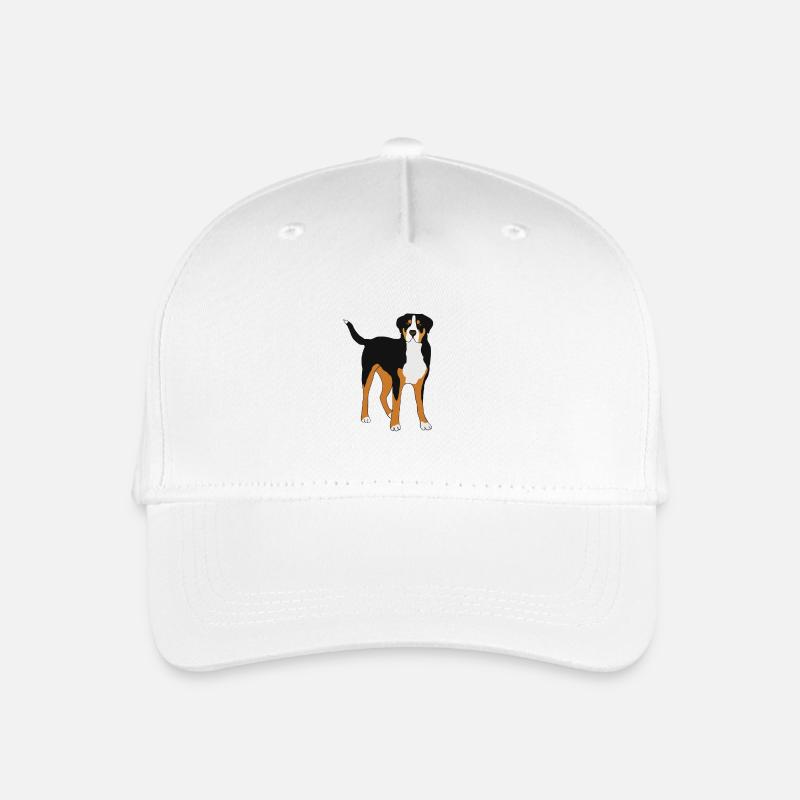 Großer Schweizer Sennenhund - Kinder Bio Basecap - Weiß