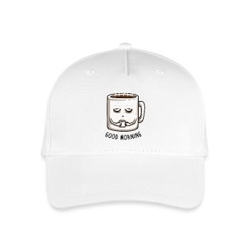 good morning - Organic Kids’ Baseball Cap - white - Front