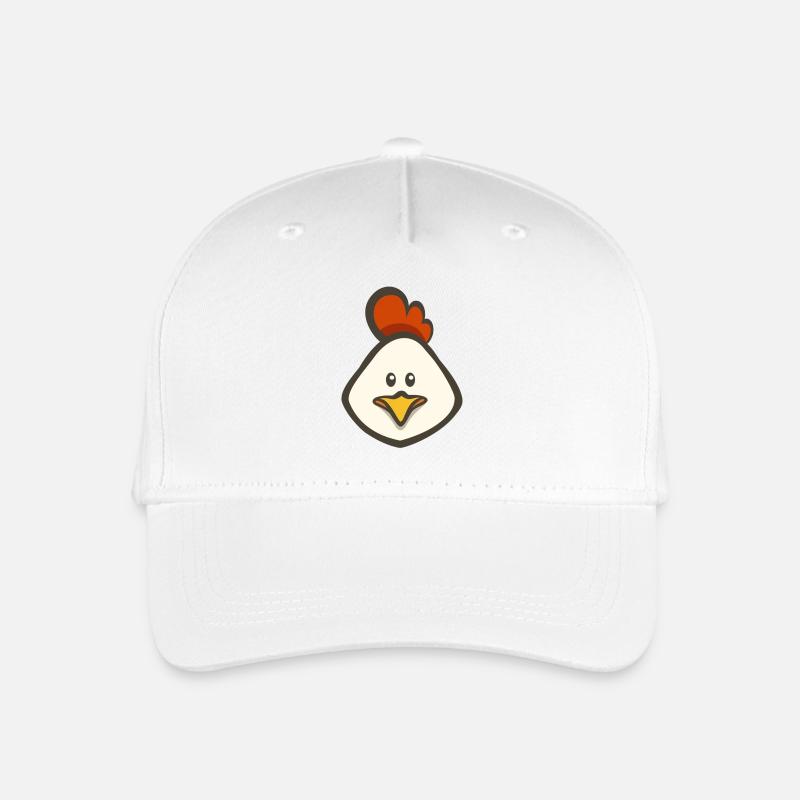 henne - Kinder Bio Basecap - Weiß