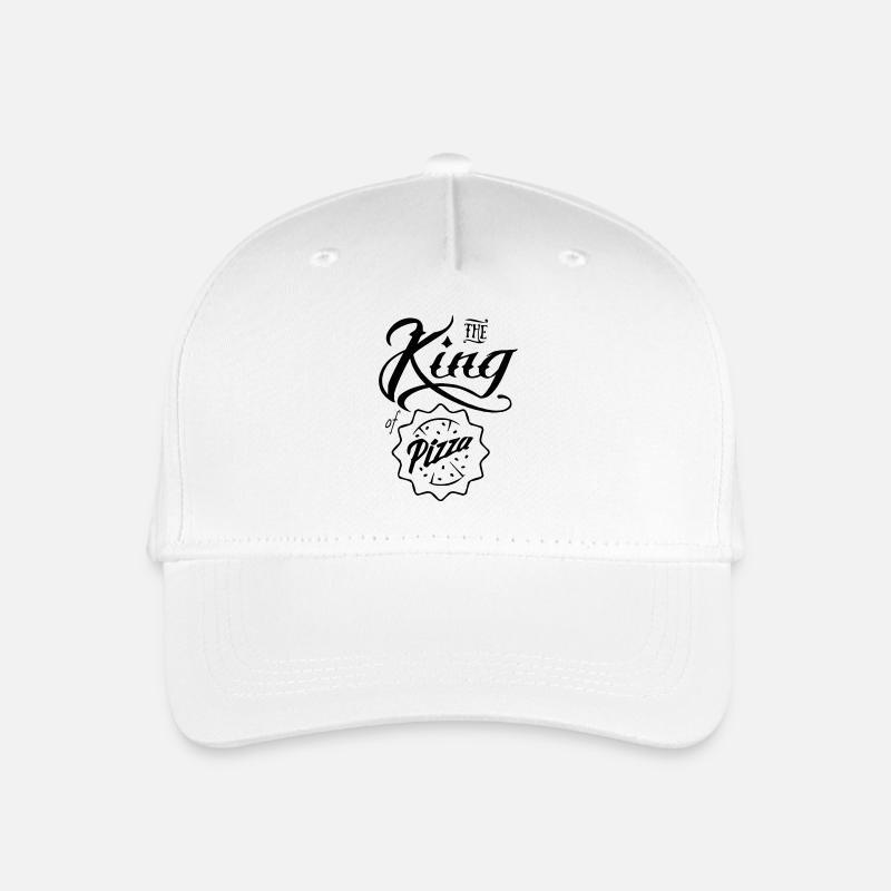 king Pizza - Kinder Bio Basecap - Weiß