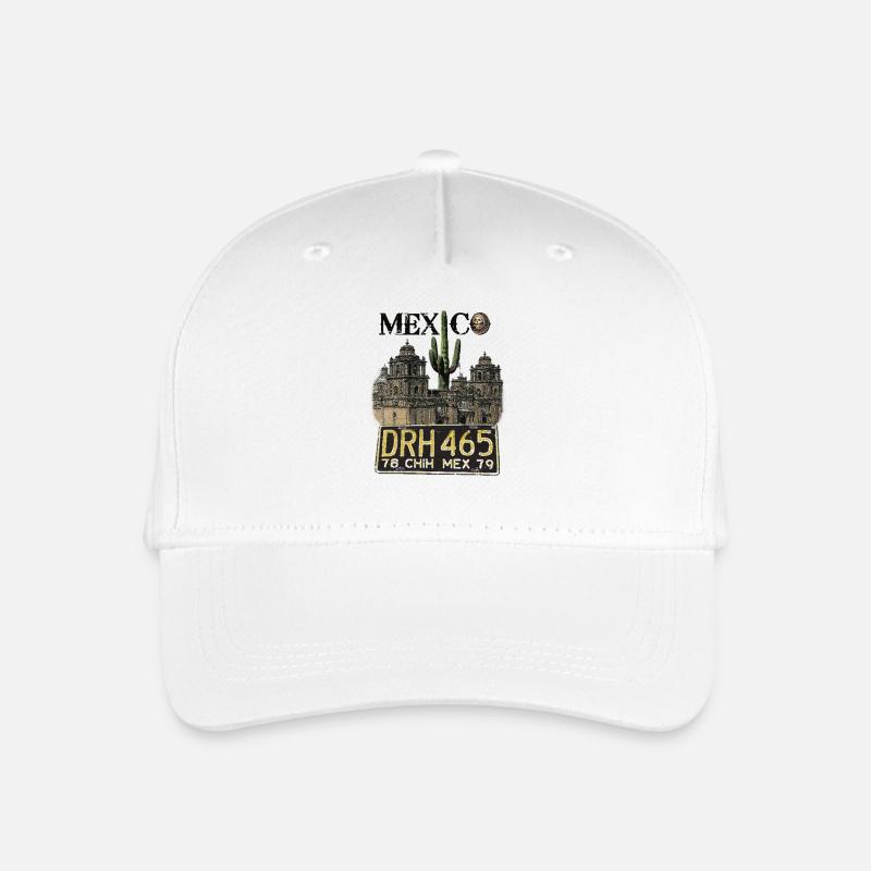 MEXICO - Organic Kids’ Baseball Cap - white