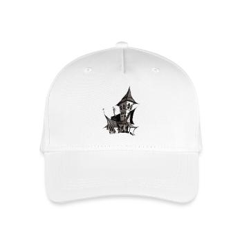 Vampire castle - Organic Kids’ Baseball Cap - white - Front
