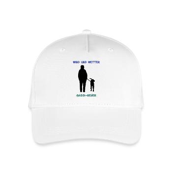 Gassi Geher_cb - Kinder Bio Basecap - Weiß - Vorne