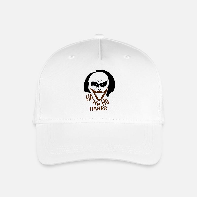 Joker - Lache - Kinder Bio Basecap - Weiß