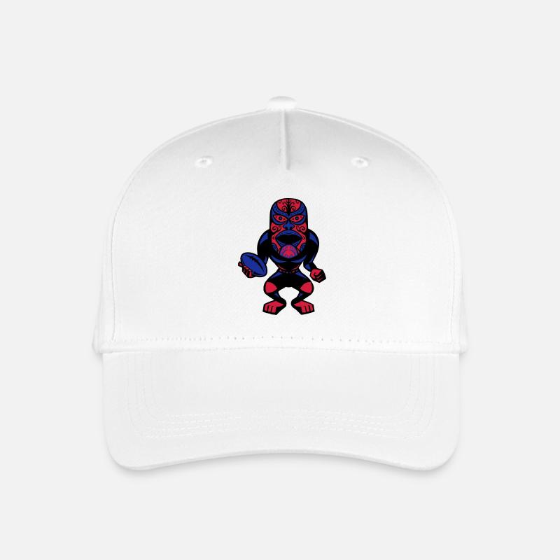 Rugby-Maske - Kinder Bio Basecap - Weiß