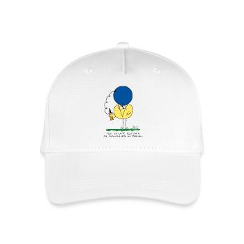 Plus ça rate, plus ça marche - Casquette de baseball bio Enfant - blanc - Devant