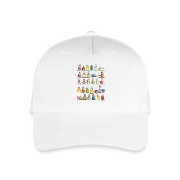 Vogel Farm - Kinder Bio Basecap - Weiß - Vorne